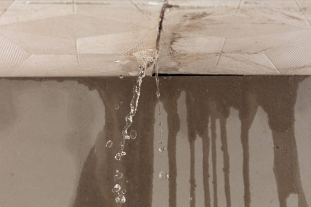 Professional Burst Pipe Cleanup technician working in Edmond, OK